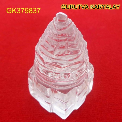 95 CT Natural Crystal Shree Yantra | Sphatik Shri Yantra | Shree Maha Laxmi Yantra